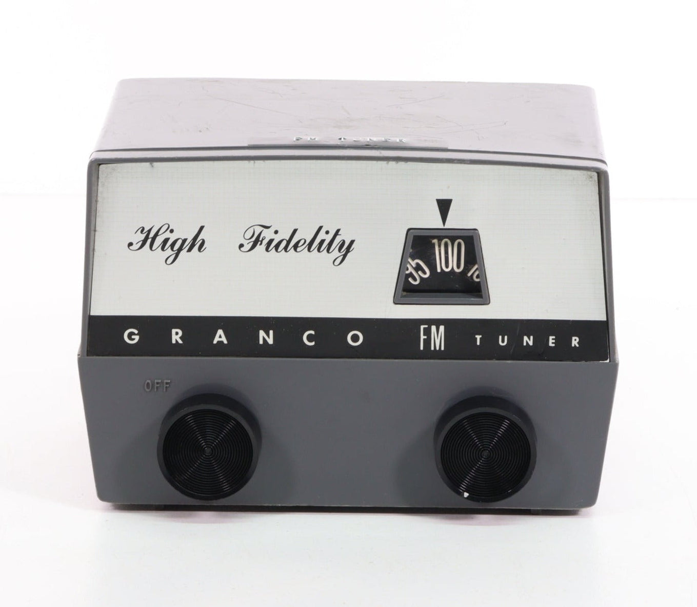 Granco T-300 FM Tuner High Fidelity 3 Tubes Vintage — SpenCertified