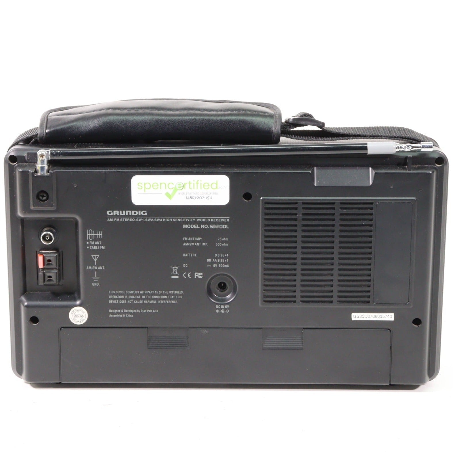 Aazon.co: Eton Grundig S450DLX Deluxe A / F / Shortwave Radio - Black, NGS450DLB