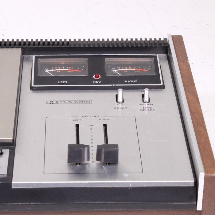 HITACHI TRQ-2040D Stereo Cassette Tape Deck Wood Cabinet Dolby System-Cassette Players & Recorders-SpenCertified-vintage-refurbished-electronics