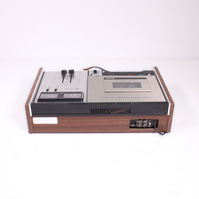 HITACHI TRQ-2040D Stereo Cassette Tape Deck Wood Cabinet Dolby System-Cassette Players & Recorders-SpenCertified-vintage-refurbished-electronics