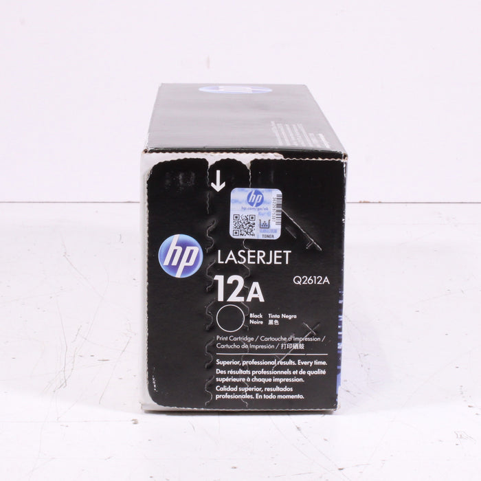 HP Black LaserJet 12A (Q2612A) Toner Cartridge (New Sealed)-Toner & Inkjet Cartridges-SpenCertified-vintage-refurbished-electronics