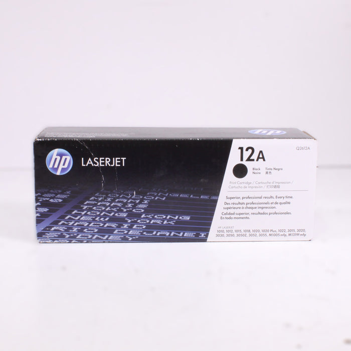 HP Black LaserJet 12A (Q2612A) Toner Cartridge (New Sealed)-Toner & Inkjet Cartridges-SpenCertified-vintage-refurbished-electronics