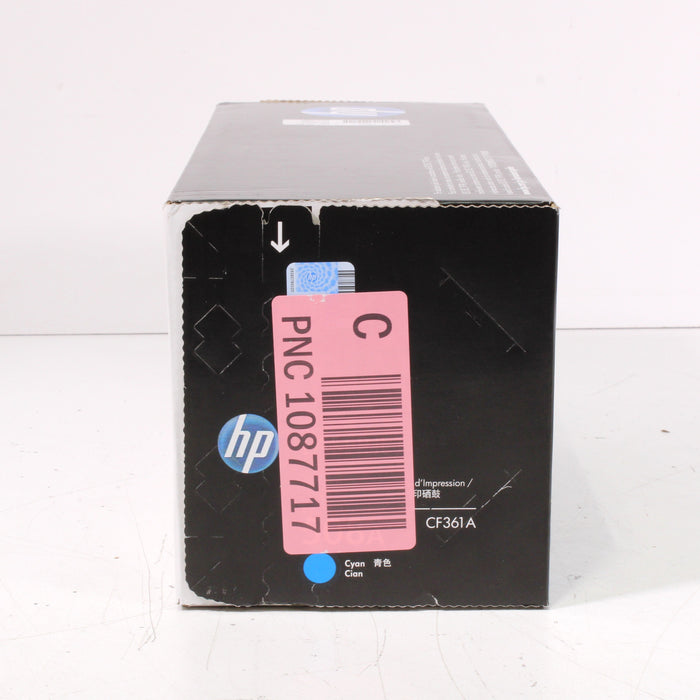 HP Color LaserJet 508A (CF361A) Ink Toner Cartridge, Cyan Blue (NEW IN BOX)-Toner & Inkjet Cartridges-SpenCertified-vintage-refurbished-electronics