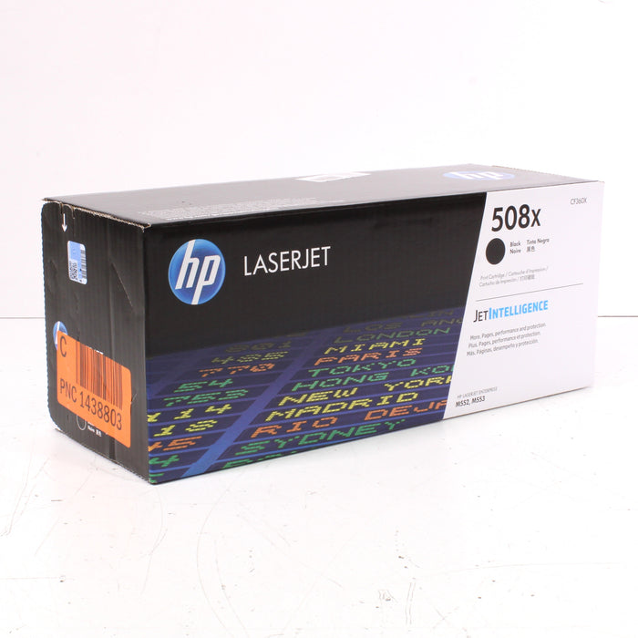 HP Color LaserJet 508X (CF360X) Ink Toner Cartridge, Black (NEW IN BOX)-Toner & Inkjet Cartridges-SpenCertified-vintage-refurbished-electronics