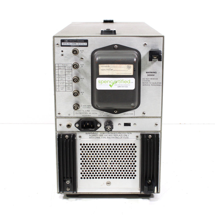 HP Hewlett Packard 182T Oscilloscope Analog Storage Mainframe (AS IS)-Electronics-SpenCertified-vintage-refurbished-electronics