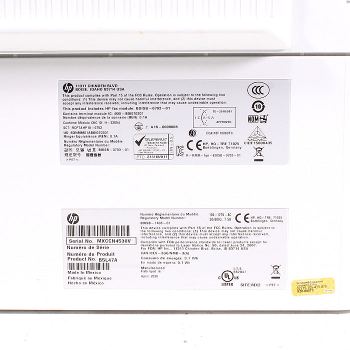 HP LaserJet Enterprise MFP M577 Color Laser Printer BOISB-1406-01 (2020) (AS IS)-Printers, Copiers & Fax Machines-SpenCertified-vintage-refurbished-electronics