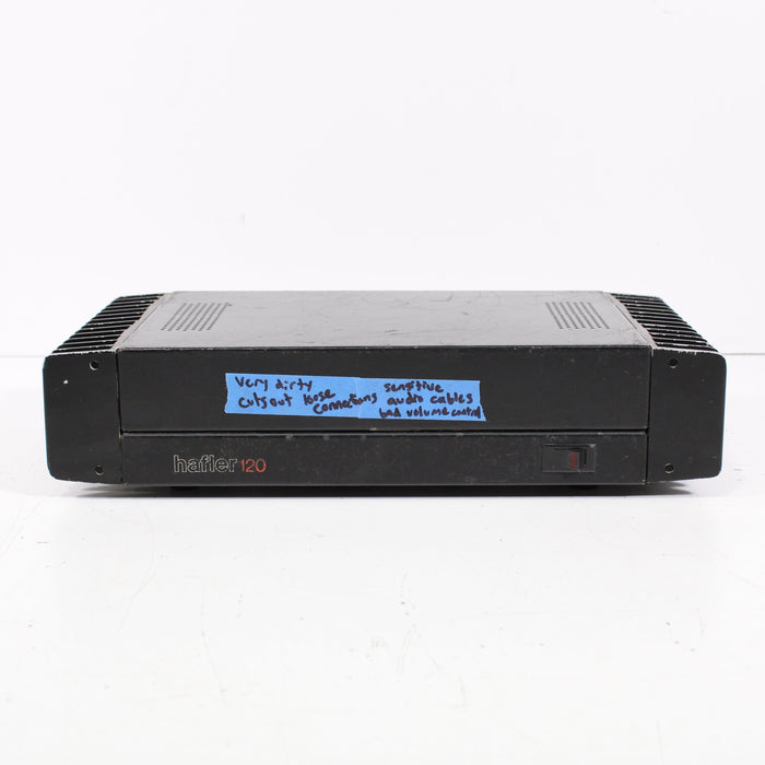 Hafler DH-120 Professional Stereo Power Amplifier (AS IS)-Power Amplifiers-SpenCertified-vintage-refurbished-electronics