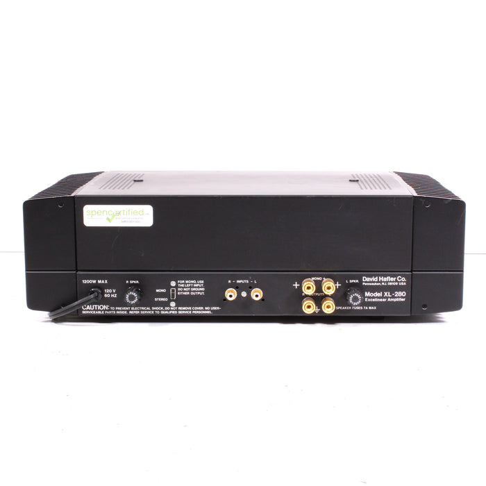 Hafler XL-280 Stereo Power Amplifier 145W Rack Mountable (1987)-Power Amplifiers-SpenCertified-vintage-refurbished-electronics