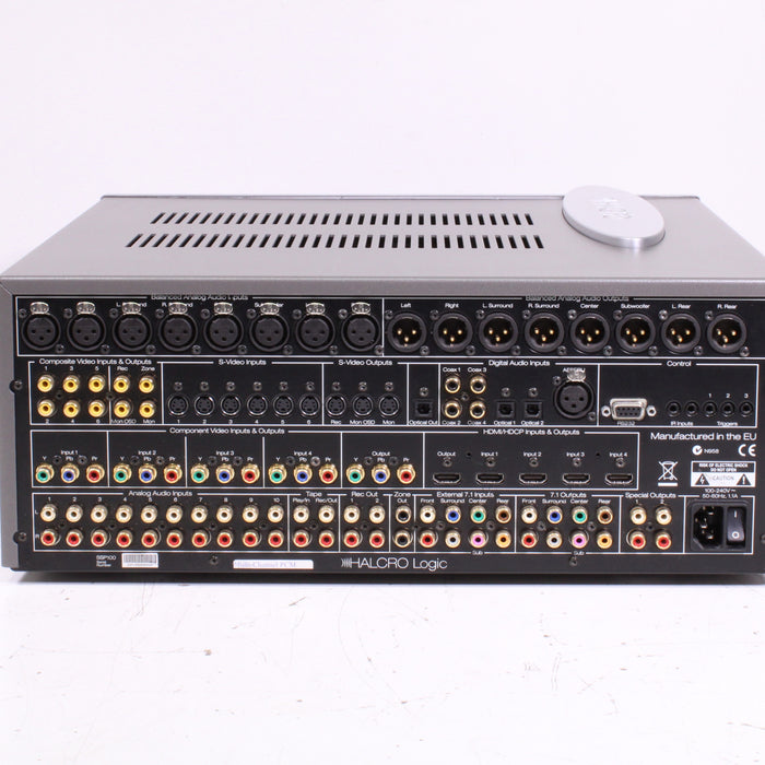 Halcro Logic SSP100 Surround Sound Processor High-End Home Theater HDMI and S-Video-Audio Amplifiers-SpenCertified-vintage-refurbished-electronics