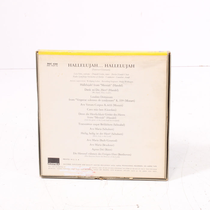 Hallelujah! Hallelujah! Great Sacred Arias and Choruses Reel to Reel Tape 7" 1/4" 7½ IPS Deutsche Grammophon Gesellschaft Vintage Classical-Reel-to-Reel Tape-SpenCertified-vintage-refurbished-electronics