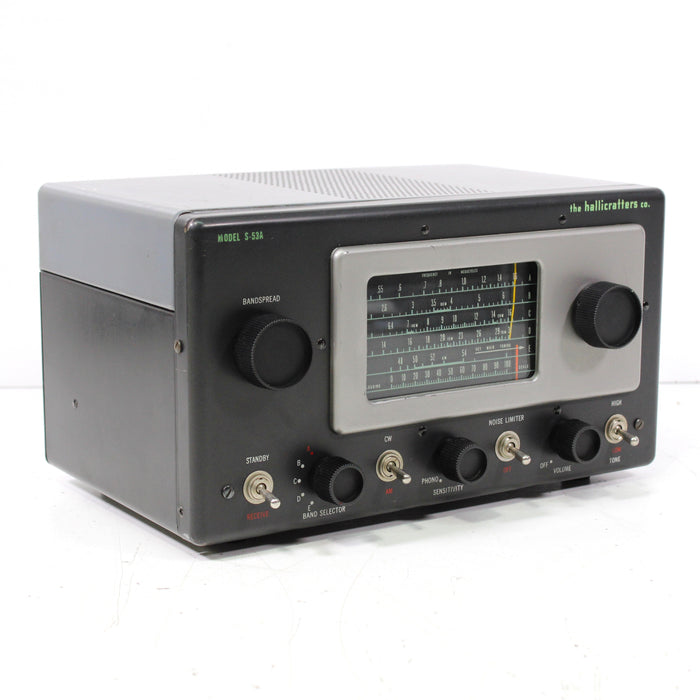Hallicrafters Co. S-53 Multi-Band Shortwave Radio Receiver Vintage Tube (AS IS)-Radios-SpenCertified-vintage-refurbished-electronics
