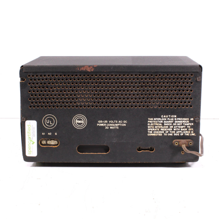 Hallicrafters S-38B Vintage 4-Band SW Radio Receiver Tube (1950) (AS IS)-Radios-SpenCertified-vintage-refurbished-electronics