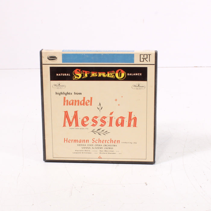 Handel Messiah (1742 Dublin Version) Highlights Reel to Reel Tape 7" 1/4" 7½ IPS Hermann Scherchen Conductor Westminster Vintage Classical-Reel-to-Reel Tape-SpenCertified-vintage-refurbished-electronics