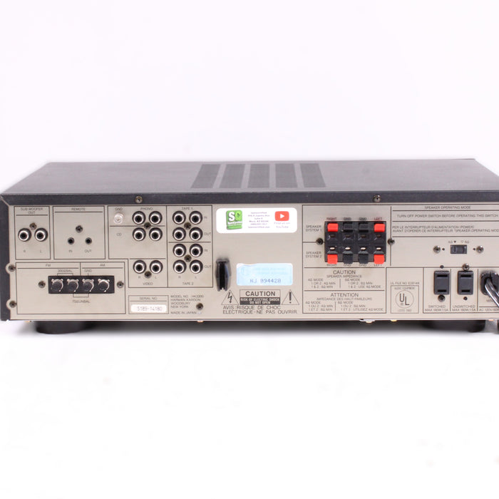 Harman Kardon HK3300 AM/FM Stereo Receiver Phono Input-Audio & Video Receivers-SpenCertified-vintage-refurbished-electronics