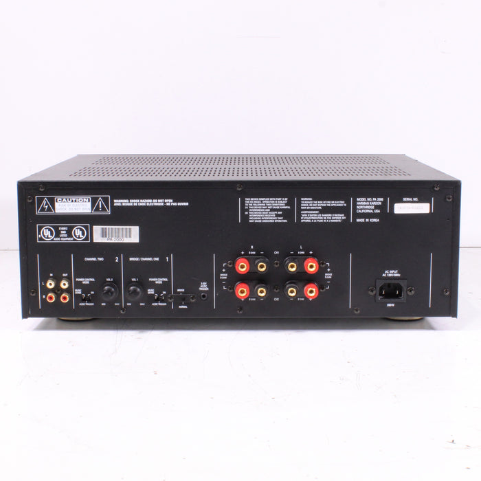 Harman Kardon PA 2000 Bridgeable Multichannel Amplifier (2000)-Power Amplifiers-SpenCertified-vintage-refurbished-electronics