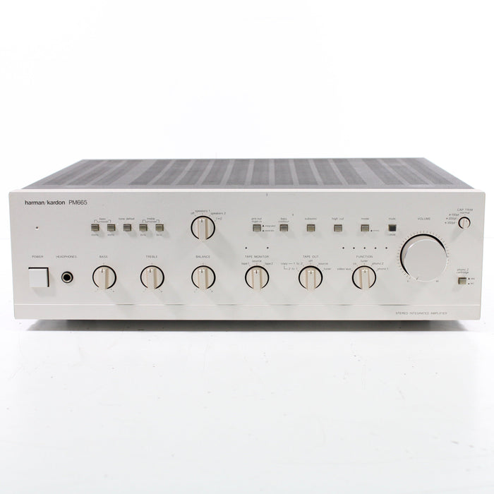 Harman Kardon PM665 Vintage Stereo Integrated Amp (1985)-Integrated Amplifiers-SpenCertified-vintage-refurbished-electronics