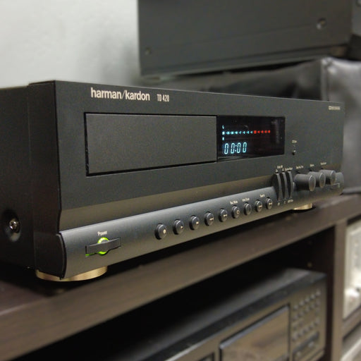 Harman Kardon TD 420 Cassette Deck with Unique Horizontal Loading Design-Cassette Players & Recorders-SpenCertified-vintage-refurbished-electronics
