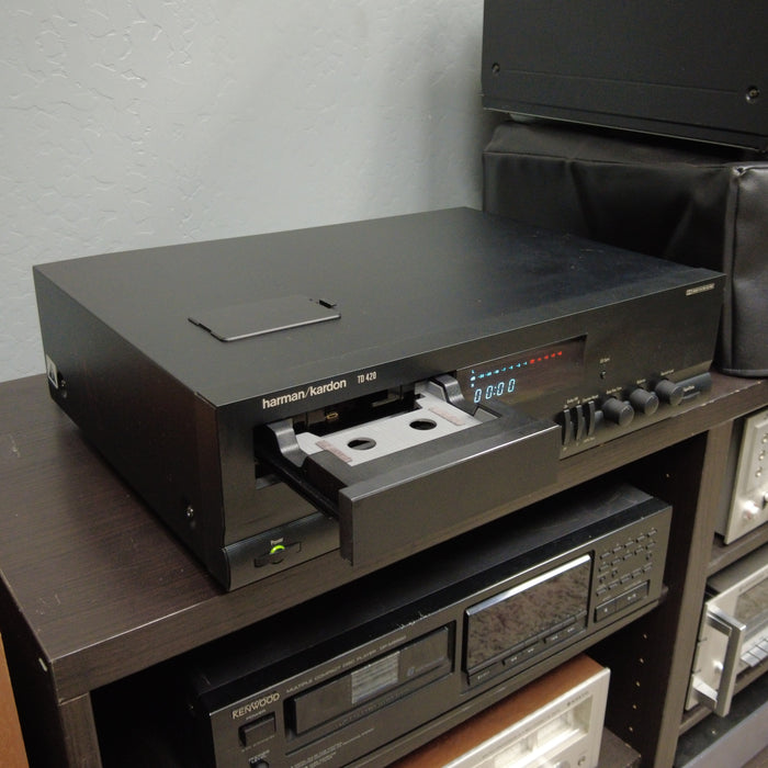 Harman Kardon TD 420 Cassette Deck with Unique Horizontal Loading Design-Cassette Players & Recorders-SpenCertified-vintage-refurbished-electronics