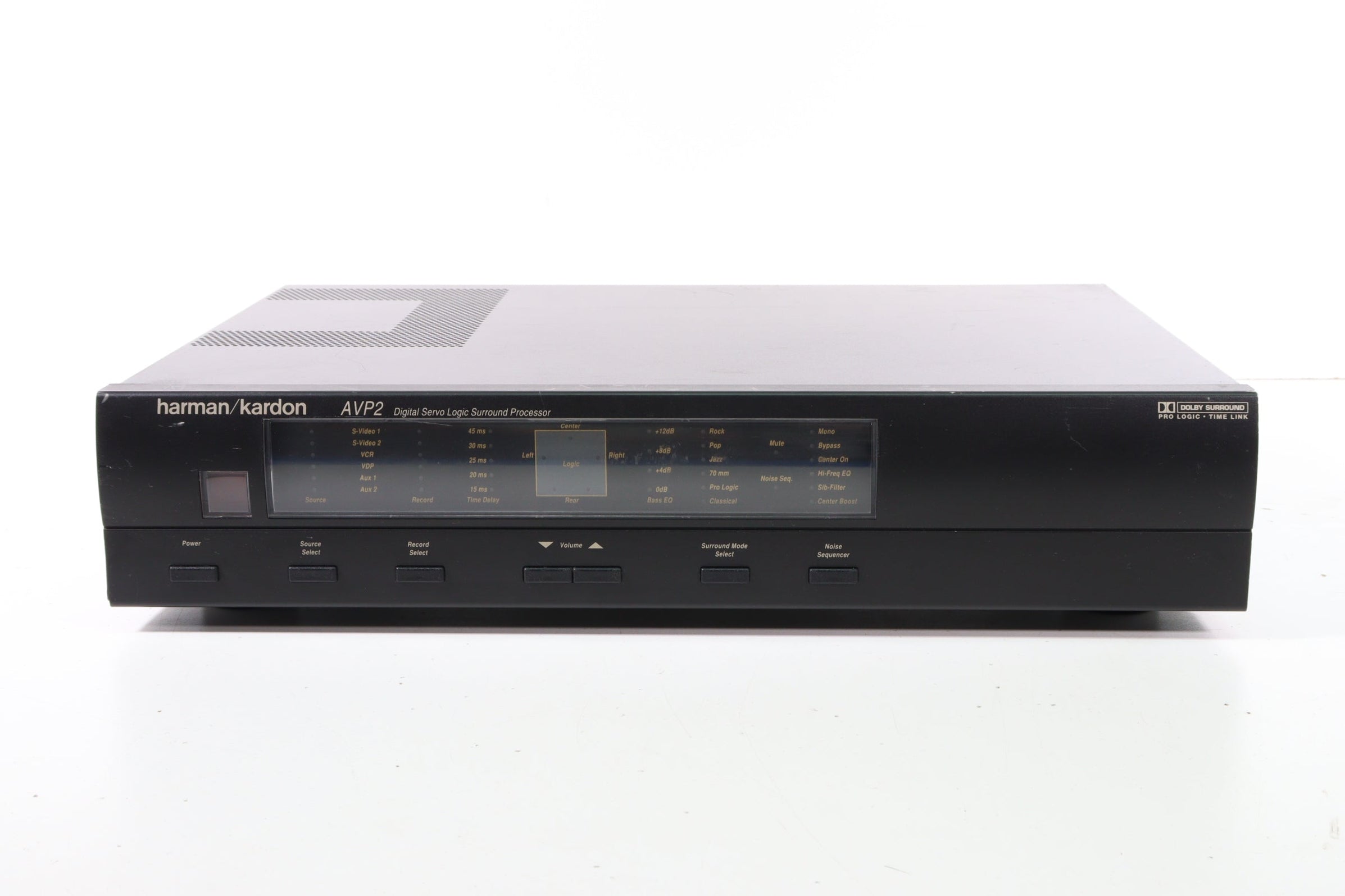 Harman/Kardon AVP2 Digital Servo Logic Surround Processor Preamplifier ...