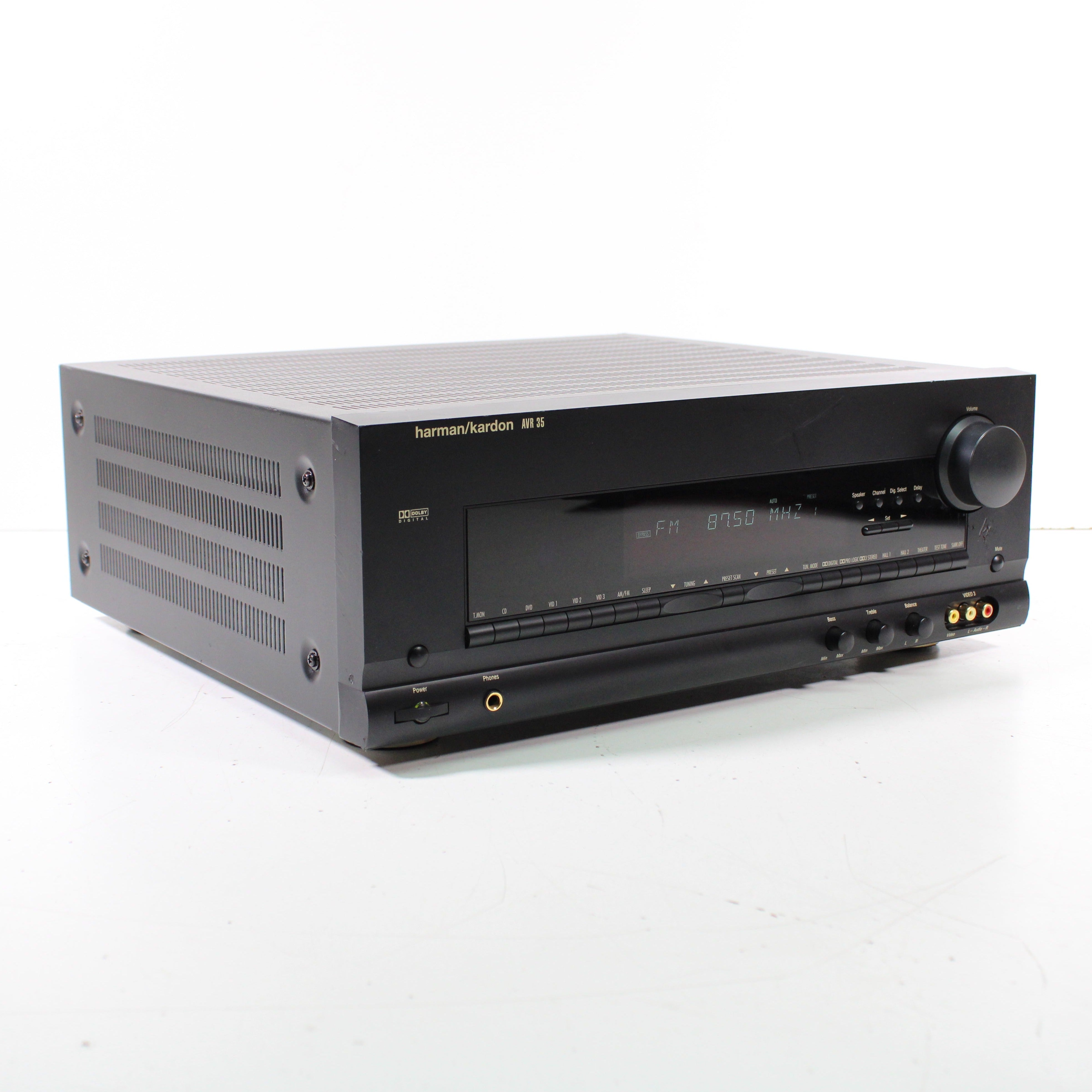 Baut Harman Kardon Keine Receiver Mehr Harman/Kardon AVR 35 Home Theater AV Receiver System (NO REMOTE)