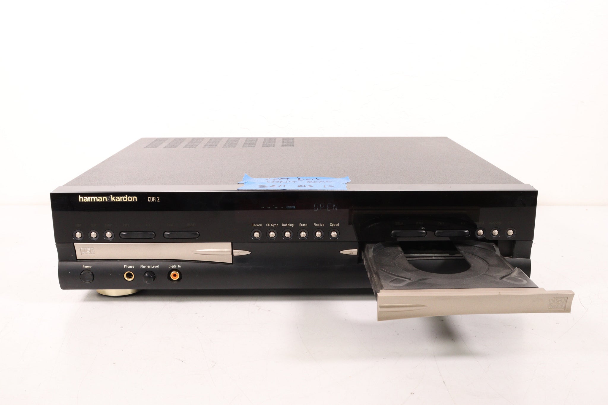 Harman/Kardon CDR 2 Dual Disc CD Recorder Player (AS IS)