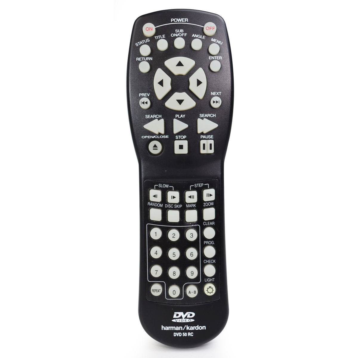 Harman/Kardon DVD 50 RC Remote Control for 5-Disc DVD Player DVD50 ...