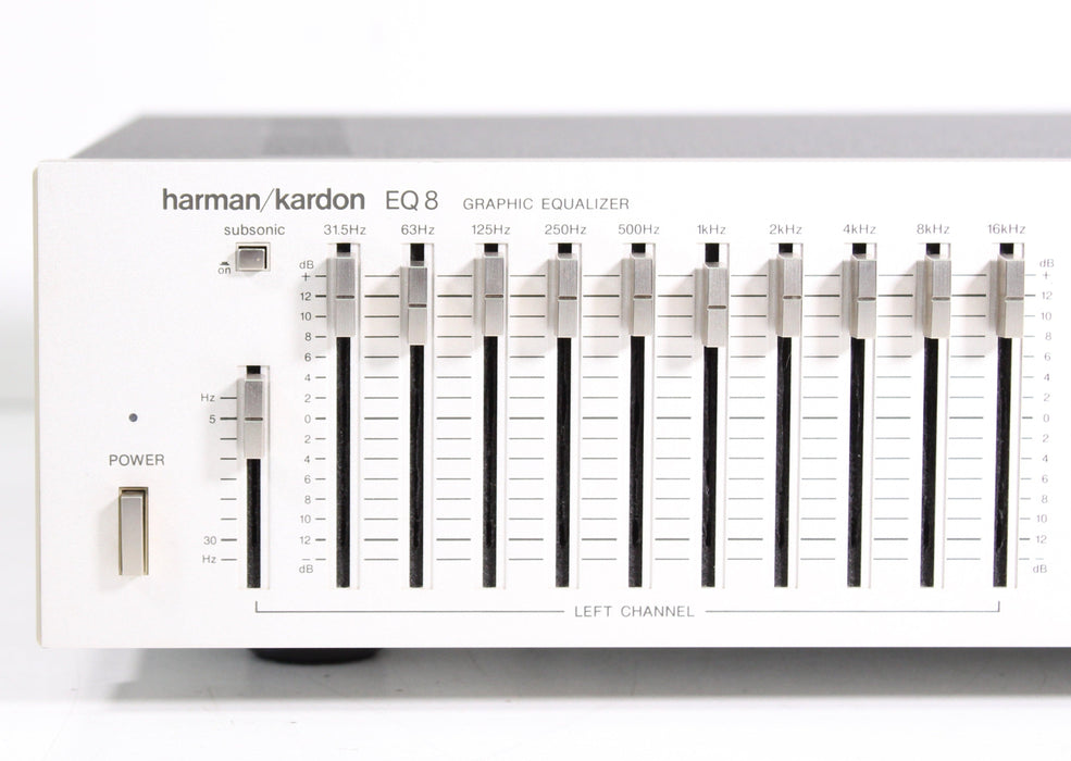 Harman/Kardon EQ8 10-Band Octave Graphic Equalizer-Equalizers-SpenCertified-vintage-refurbished-electronics