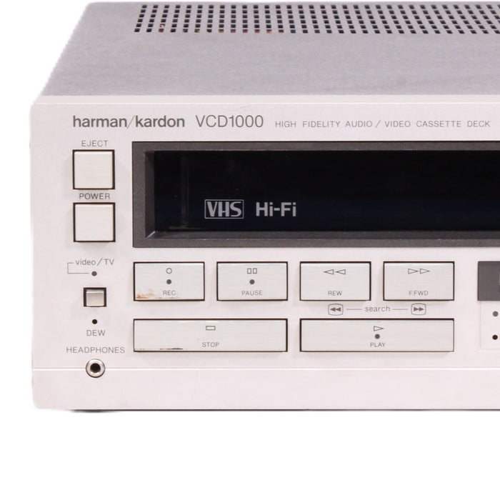 Harman/Kardon VCD1000 High Fidelity VHS VCR Player Recorder 4-Head Hi-Fi Stereo (AS-IS?)-VCRs-SpenCertified-vintage-refurbished-electronics