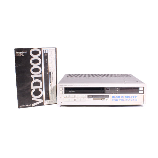 Harman/Kardon VCD1000 High Fidelity VHS VCR Player Recorder 4-Head Hi-Fi Stereo (AS-IS?)-VCRs-SpenCertified-vintage-refurbished-electronics