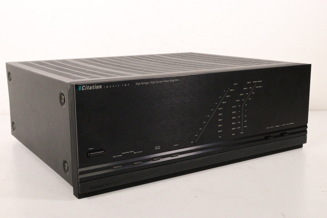 Harmon/Kardon Citation 22 Power Amplifier High Voltage (No Remote)-Power Amplifiers-SpenCertified-vintage-refurbished-electronics