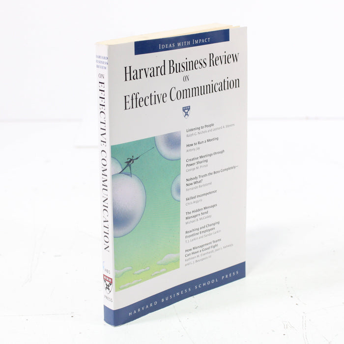 Harvard Business Review on Effective Communication by Multiple Authors Paperback Book (1999)-Books-SpenCertified-vintage-refurbished-electronics