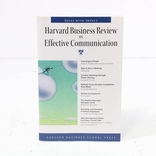 Harvard Business Review on Effective Communication by Multiple Authors Paperback Book (1999)-Books-SpenCertified-vintage-refurbished-electronics