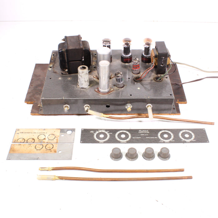 Heathkit A-9B Tube Amplifier Kit Repair Project or for Parts (1950s) (AS IS)-Audio Amplifiers-SpenCertified-vintage-refurbished-electronics