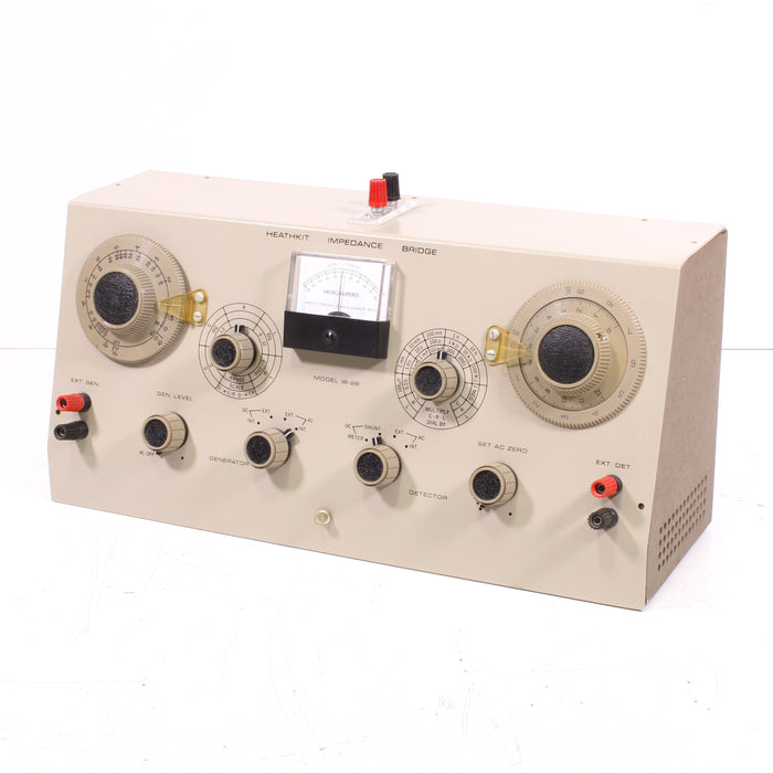 Heathkit IB-28 Vintage Impedance Bridge Vacuum Tubes-Electronics-SpenCertified-vintage-refurbished-electronics