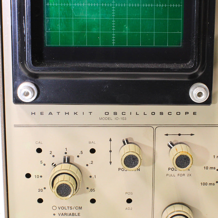 Heathkit IO-103 5" Triggered Sweep Oscilloscope Analog Storage Mainframe (AS IS)-Electronics-SpenCertified-vintage-refurbished-electronics