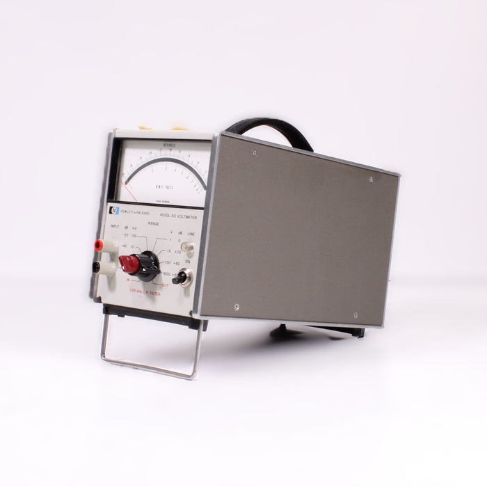Hewlett Packard HP 400GL AC Voltmeter Vintage Analog RMS Audio Test Meter-Electronics Accessories-SpenCertified-vintage-refurbished-electronics