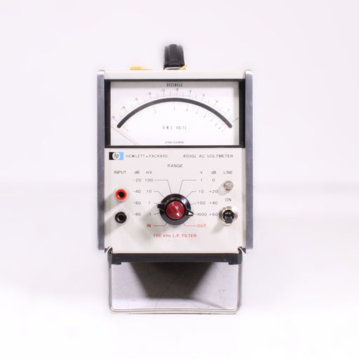 Hewlett Packard HP 400GL AC Voltmeter Vintage Analog RMS Audio Test Meter-Electronics Accessories-SpenCertified-vintage-refurbished-electronics