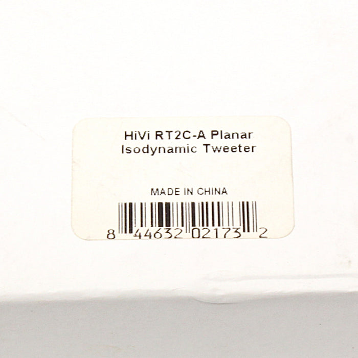 HiVi RT2C-A Planar Isodynamic Tweeter Speaker Driver Part 8 Ohms-Speaker Accessories-SpenCertified-vintage-refurbished-electronics