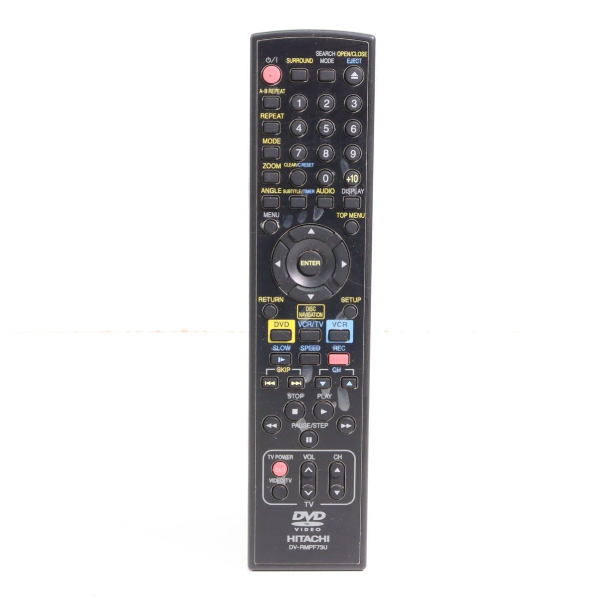 Hitachi DV-RMPF73U Remote Control for DVD VCR Combo DV-PF73U ...