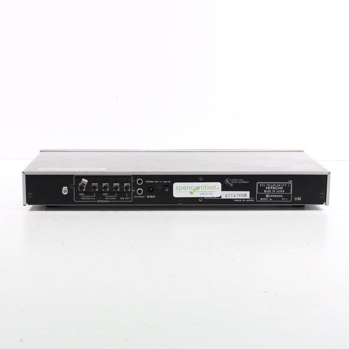 Hitachi FT-1 AM FM Stereo Tuner Silver-Stereo Tuner-SpenCertified-vintage-refurbished-electronics