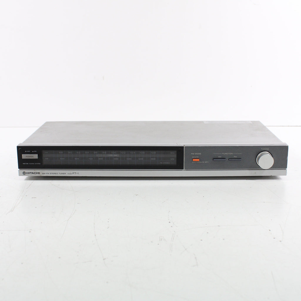 Hitachi FT-1 AM FM Stereo Tuner Silver