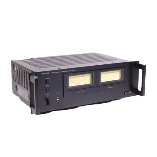 Hitachi HMA-7500 Stereo Power Amplifier Dual Analog VU Meters-Power Amplifiers-SpenCertified-vintage-refurbished-electronics