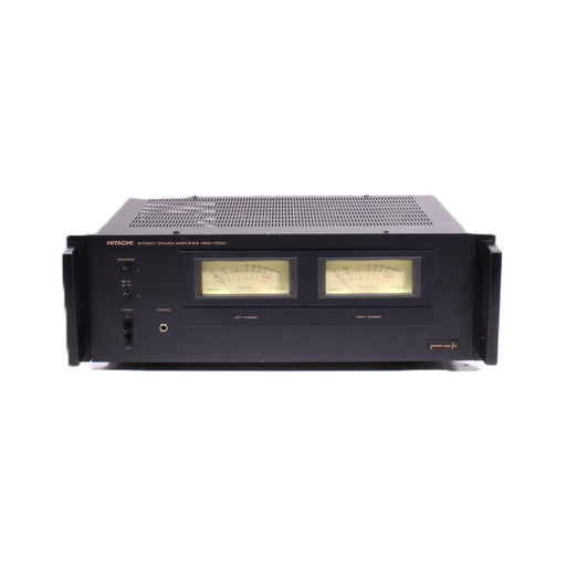 Hitachi HMA-7500 Stereo Power Amplifier Dual Analog VU Meters-Power Amplifiers-SpenCertified-vintage-refurbished-electronics