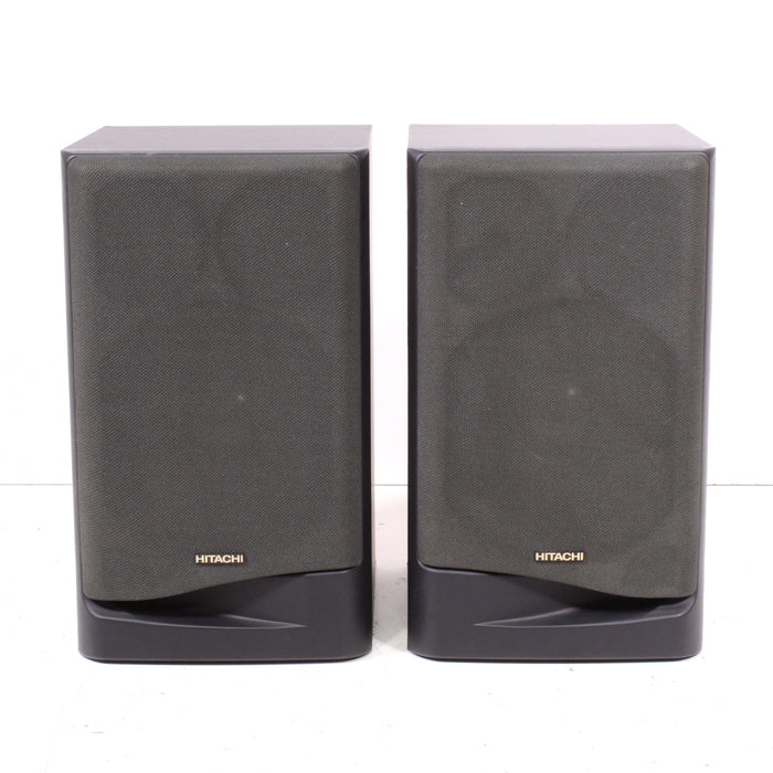 Hitachi HS-AX10 3-Way Bookshelf Speaker System Pair-Electronics-SpenCertified-vintage-refurbished-electronics