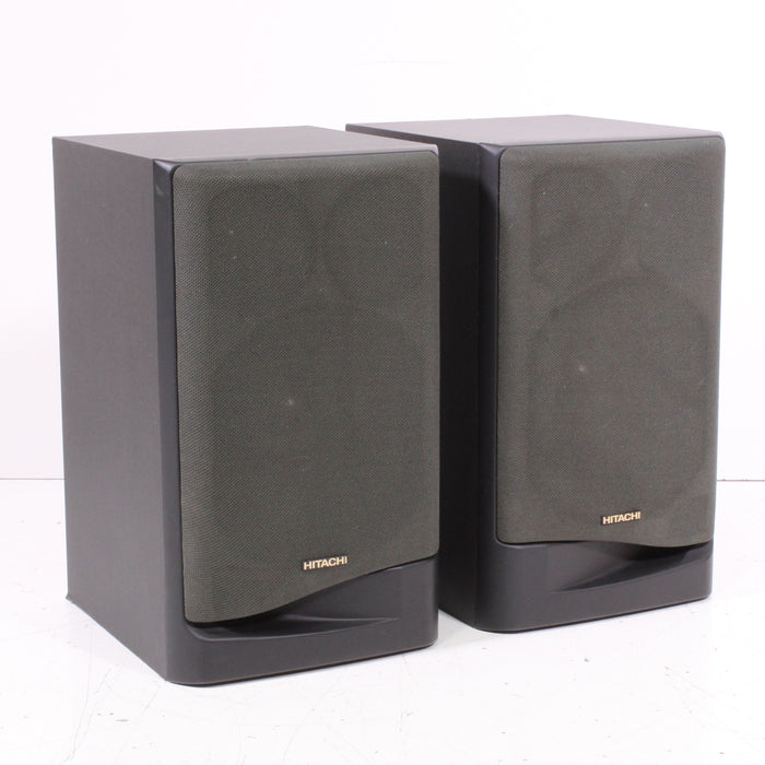 Hitachi HS-AX10 3-Way Bookshelf Speaker System Pair-Electronics-SpenCertified-vintage-refurbished-electronics