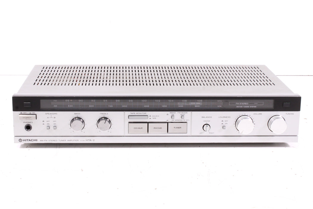 Hitachi HTA-2 AM/FM Stereo Tuner Amplifier 27W (1983)-Audio Amplifiers-SpenCertified-vintage-refurbished-electronics