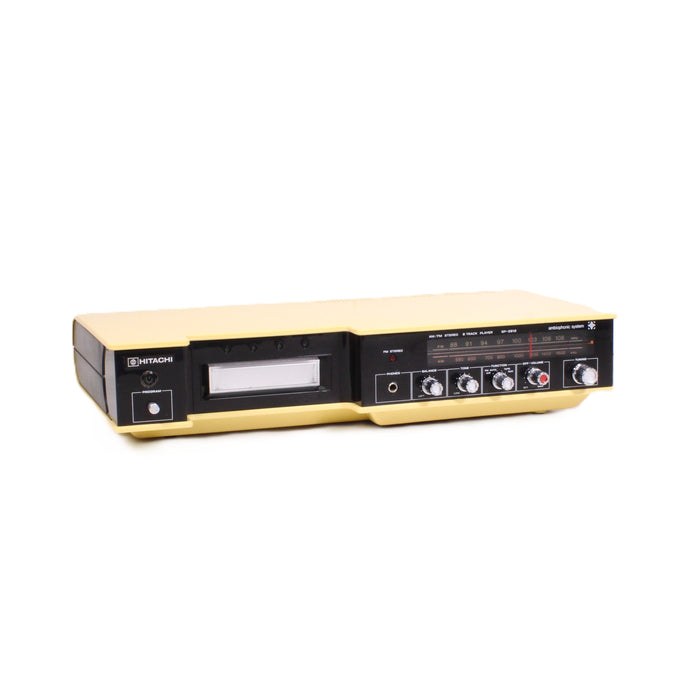 Hitachi SP-2812 AM/FM Stereo 8-Track Player Receiver Ambiophonic System with Front & Rear Speakers-Electronics-SpenCertified-vintage-refurbished-electronics