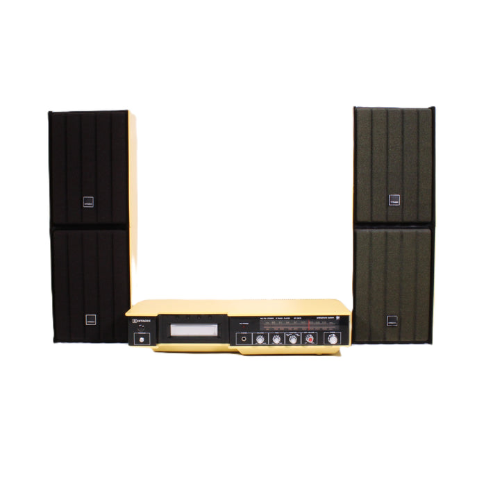 Hitachi SP-2812 AM/FM Stereo 8-Track Player Receiver Ambiophonic System with Front & Rear Speakers-Electronics-SpenCertified-vintage-refurbished-electronics