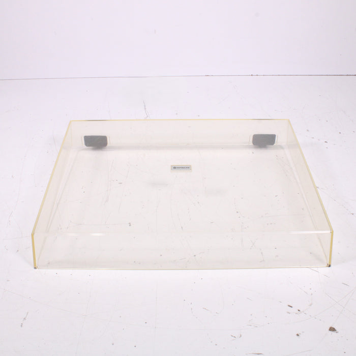 Hitachi Turntable Dust Cover Lid Hinged Clear Acrylic-Turntable Accessories-SpenCertified-vintage-refurbished-electronics