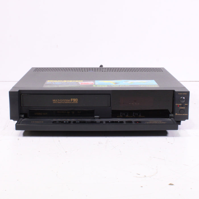 Hitachi VT‑F90EM Multi-System 4-Head Hi-Fi Stereo VCR (1995)-VCRs-SpenCertified-vintage-refurbished-electronics
